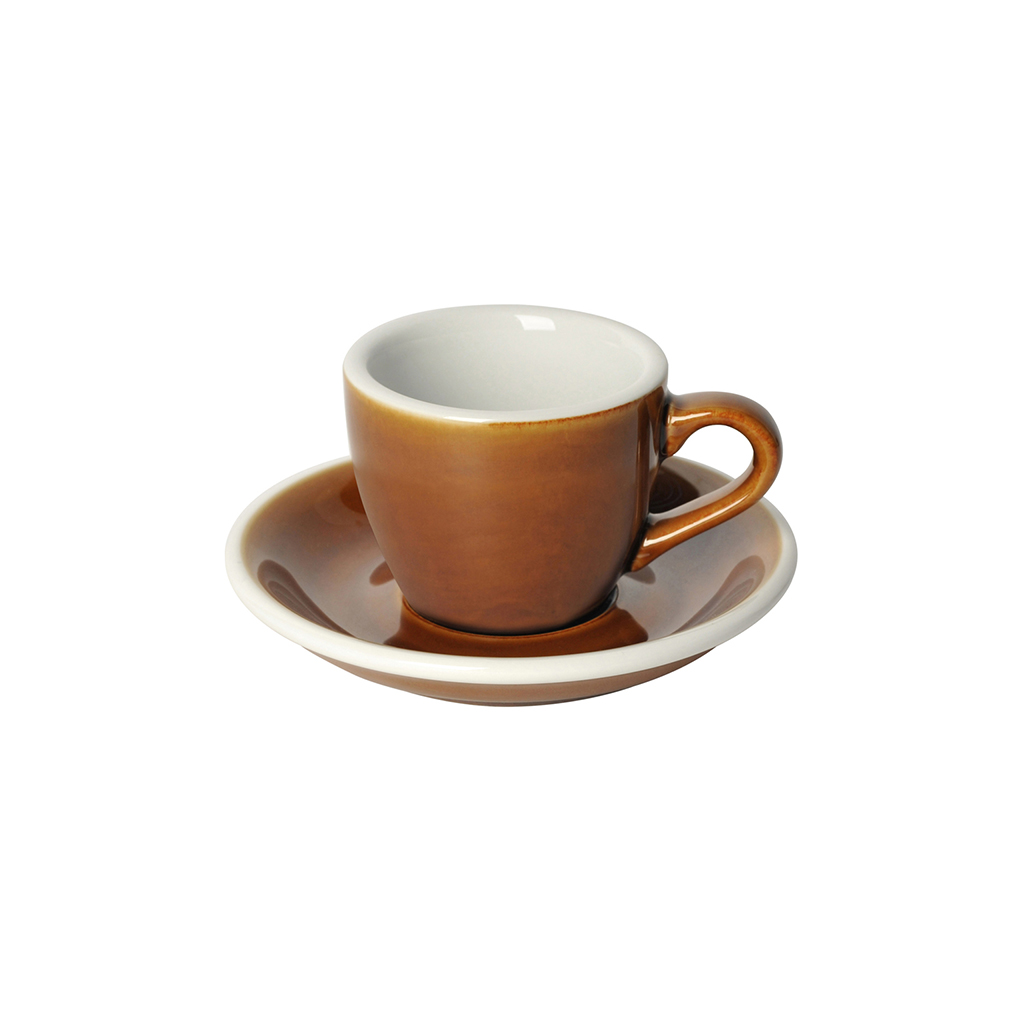 Espresso Cup & Saucer · 80 ml · Caramel