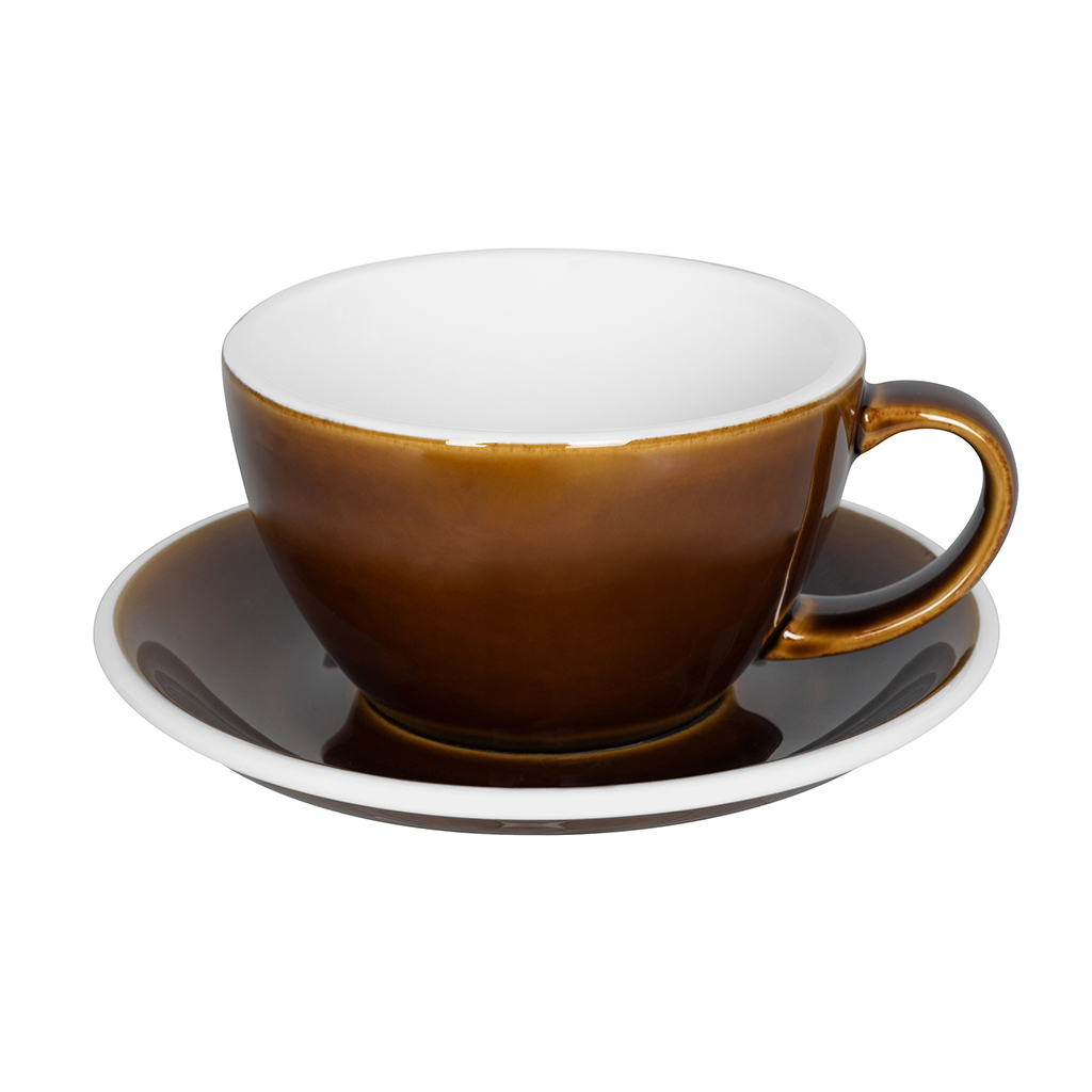 Café Latte Cup & Saucer · 300 ml · Caramel