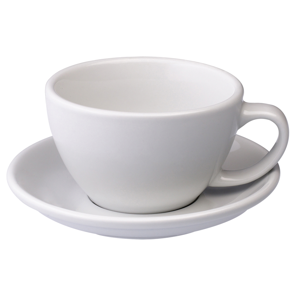 Café Latte Cup & Saucer · 300 ml · Brown