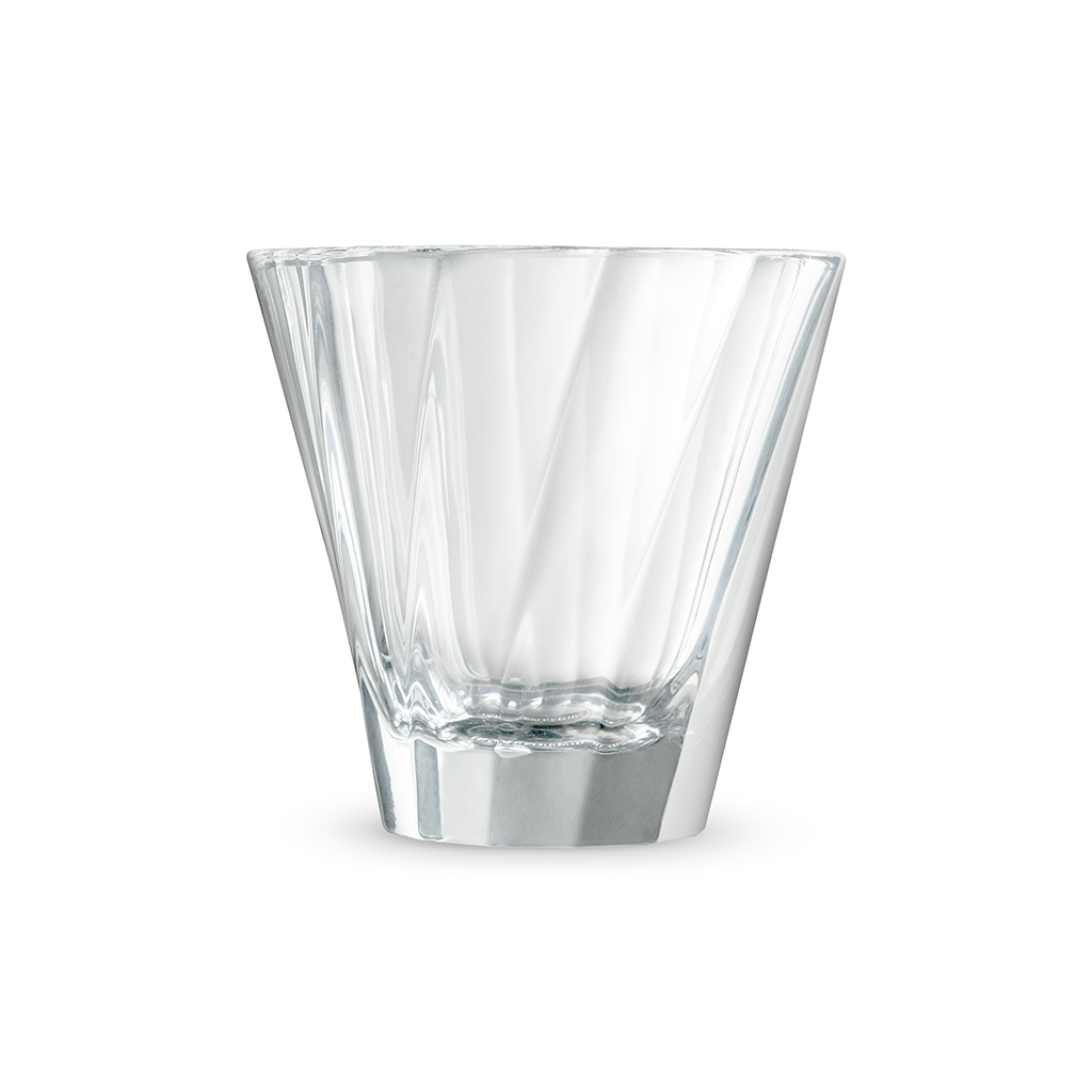 Twisted Cappuccino Glass · 180 ml · Clear